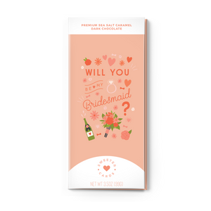 Bridesmaid Proposal Chocolate and Card
