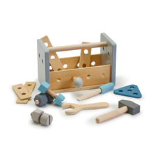 Load image into Gallery viewer, Kids 2-In-1 Wooden Toolbox/ Tool Bench
