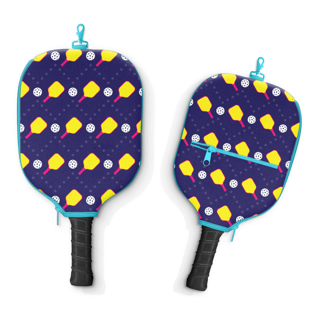 Dink Forest Dink Pickleball Paddle Covers with storage