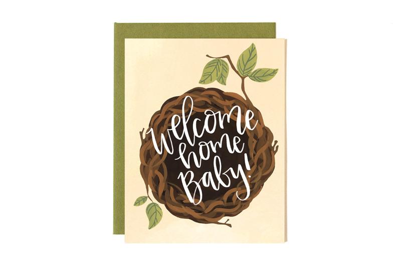 Welcome Home Baby- Greeting Card