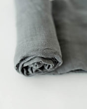 Load image into Gallery viewer, Charcoal Deluxe Muslin Swaddle Blanket
