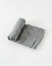 Load image into Gallery viewer, Charcoal Deluxe Muslin Swaddle Blanket
