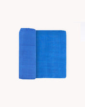 Load image into Gallery viewer, Deluxe Muslin Swaddle Blanket-Cobalt
