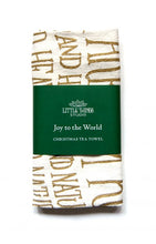 Load image into Gallery viewer, Joy to the World- Christmas Tea Towel
