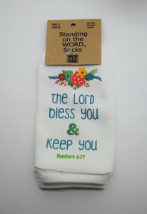 The Lord Bless You & Keep You- Standing on the Word Socks