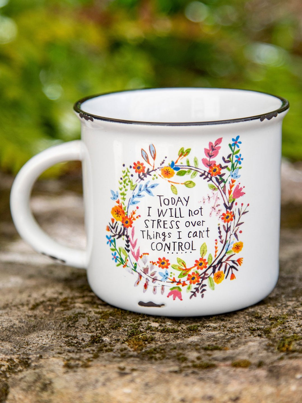 Today I will not stress... Camp Mug