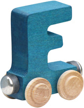 Load image into Gallery viewer, Letter F- Bright Colored Wooden Name Train
