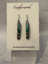 Load image into Gallery viewer, Skinny Mini Featherwood Earrings
