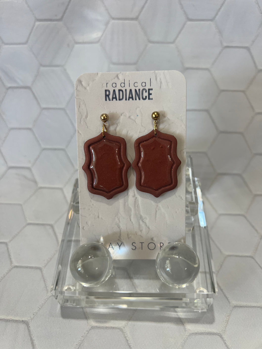 Radical Radiance Clay Store Dangle Earrings