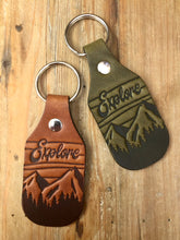 Load image into Gallery viewer, Explore Leather Key Fob
