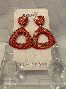 Radical Radiance Clay Store Fancy Dangle Earrings