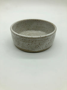 Ceramic Antique White Dog Bowl
