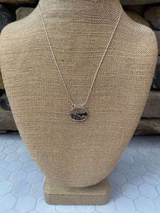 Crescent Moon over the Mountains Necklace