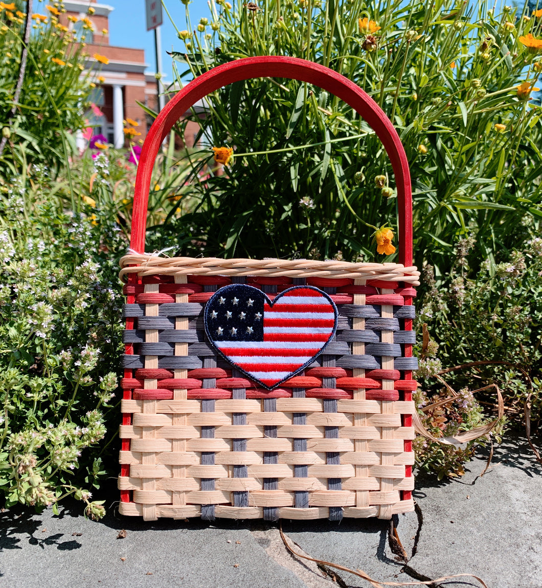 Patriotic Door Handle Baskets