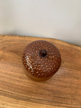 Load image into Gallery viewer, Lidded Acorn Jar -- Brown
