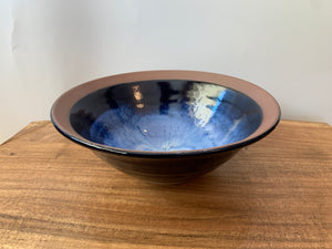 Blue Marble Serving Bowl