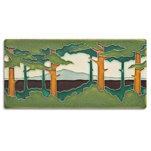Pine Landscape Horizontal Art Tile- 4x8 Spring