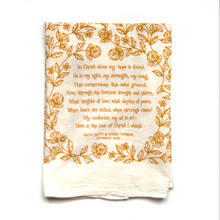Load image into Gallery viewer, In Christ Alone- Hymn tea towel
