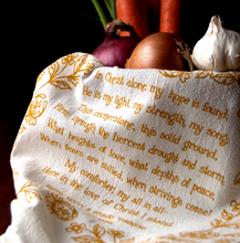 Load image into Gallery viewer, In Christ Alone- Hymn tea towel
