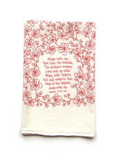 Load image into Gallery viewer, Abide with Me- hymn tea towel

