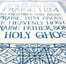 Load image into Gallery viewer, Doxology- hymn tea towel
