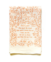 Load image into Gallery viewer, Amazing grace!- hymn tea towel
