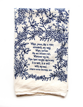 Load image into Gallery viewer, It Is Well With My Soul- hymn tea towel
