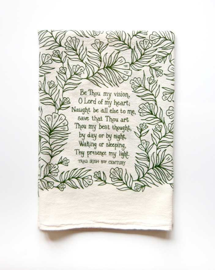 Be Thou My Vision- hymn tea towel