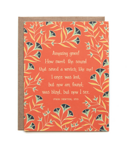 Amazing Grace Greeting Card