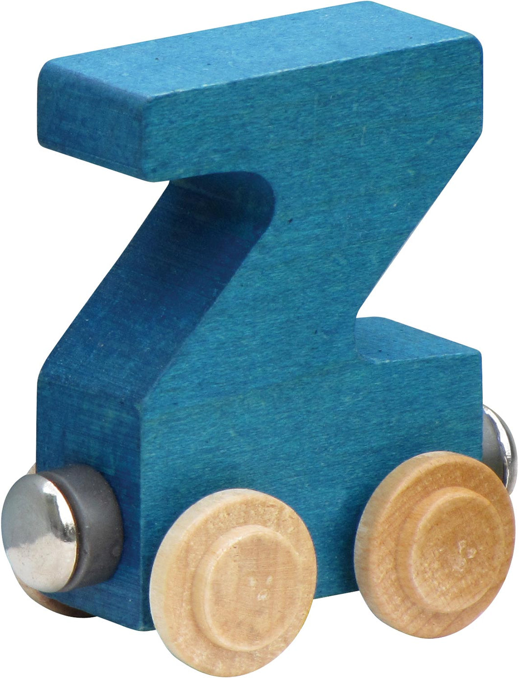 Letter Z- Bright Colored Wooden Name Train