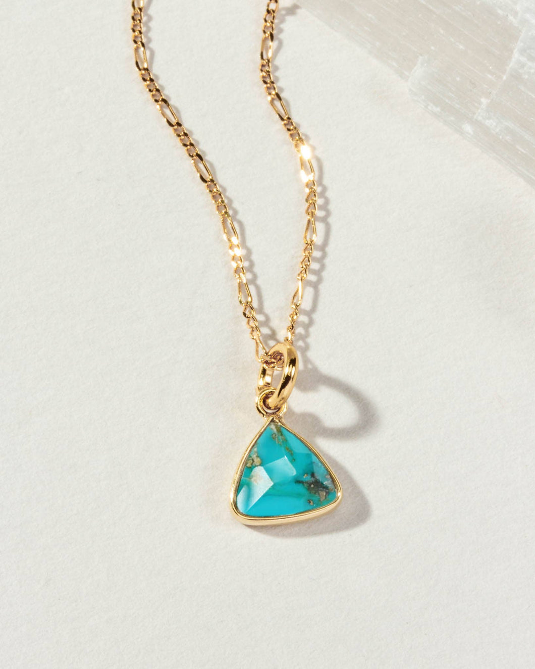 Turquoise Bermuda Triangle Dainty Collar Necklace