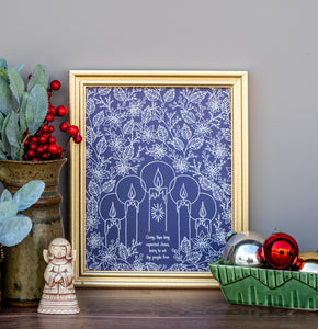 Come Thou Long Expected Jesus Hymn Art Print