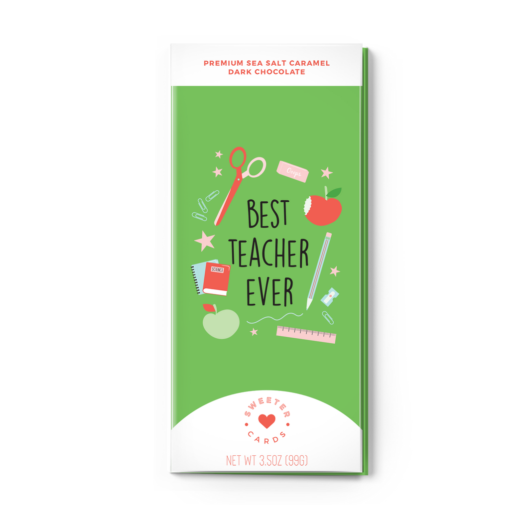 Teacher Appreciation Chocolate Card