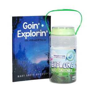 Bug Catcher Mason Jar - Glow Green + Book Gift Set