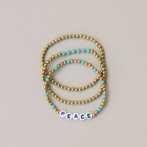 Peace Stack Bracelet