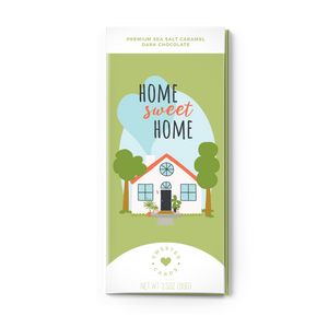 Home Sweet Home Greeting Card with Chocolate Bar INSIDE!