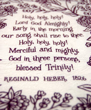 Load image into Gallery viewer, Holy, Holy, Holy! Hymn Tea Towel
