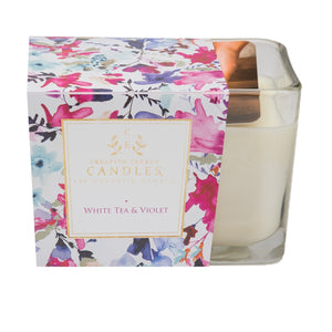 White Tea & Violet: 2-in-1 Soy Lotion Candle