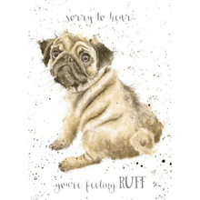 Load image into Gallery viewer, Feeling Ruff- Get Well Card
