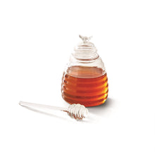 Load image into Gallery viewer, Handblown Glass Honey Pot
