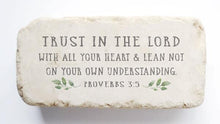 Load image into Gallery viewer, Proverbs 3:5 Scripture Stone
