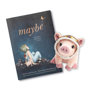 Maybe-Flying Plush Pig