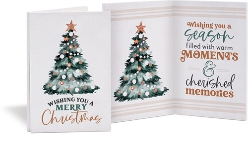 SALE-Wishing You A Merry Christmas Keepsake Card