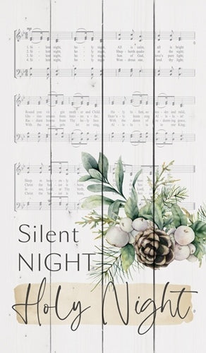 Silent Night Pallet Wall Decor
