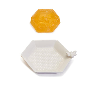 Bee Clean Soap & Dish