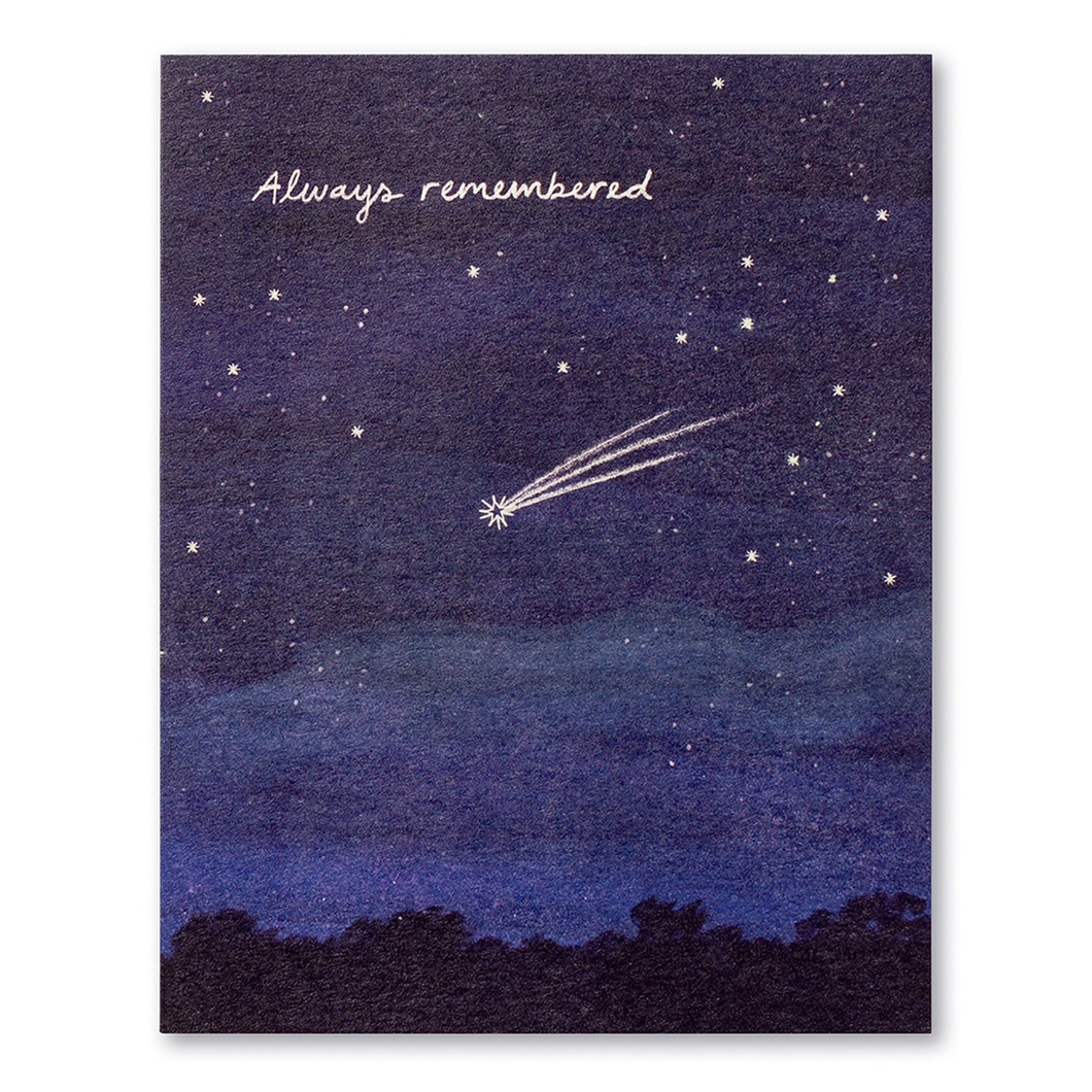 Always remembered- Sympathy Card