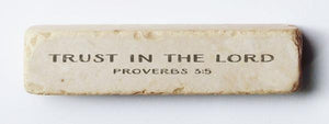 Proverbs 3:5 Scripture Stone