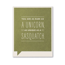 Load image into Gallery viewer, You are as Rare as a Unicorn -- Just for Laughs Cards
