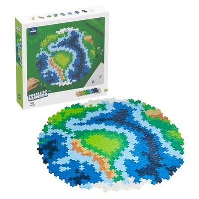 Puzzle by Number - Plus Plus 800 pc Earth