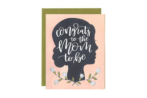 Congrats to the Mom to be Greeting Card